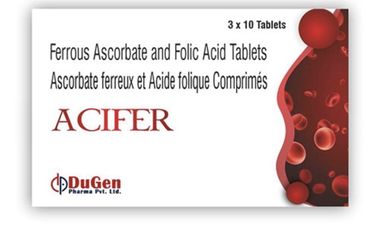 ACIFER 100MG/1,5MG 