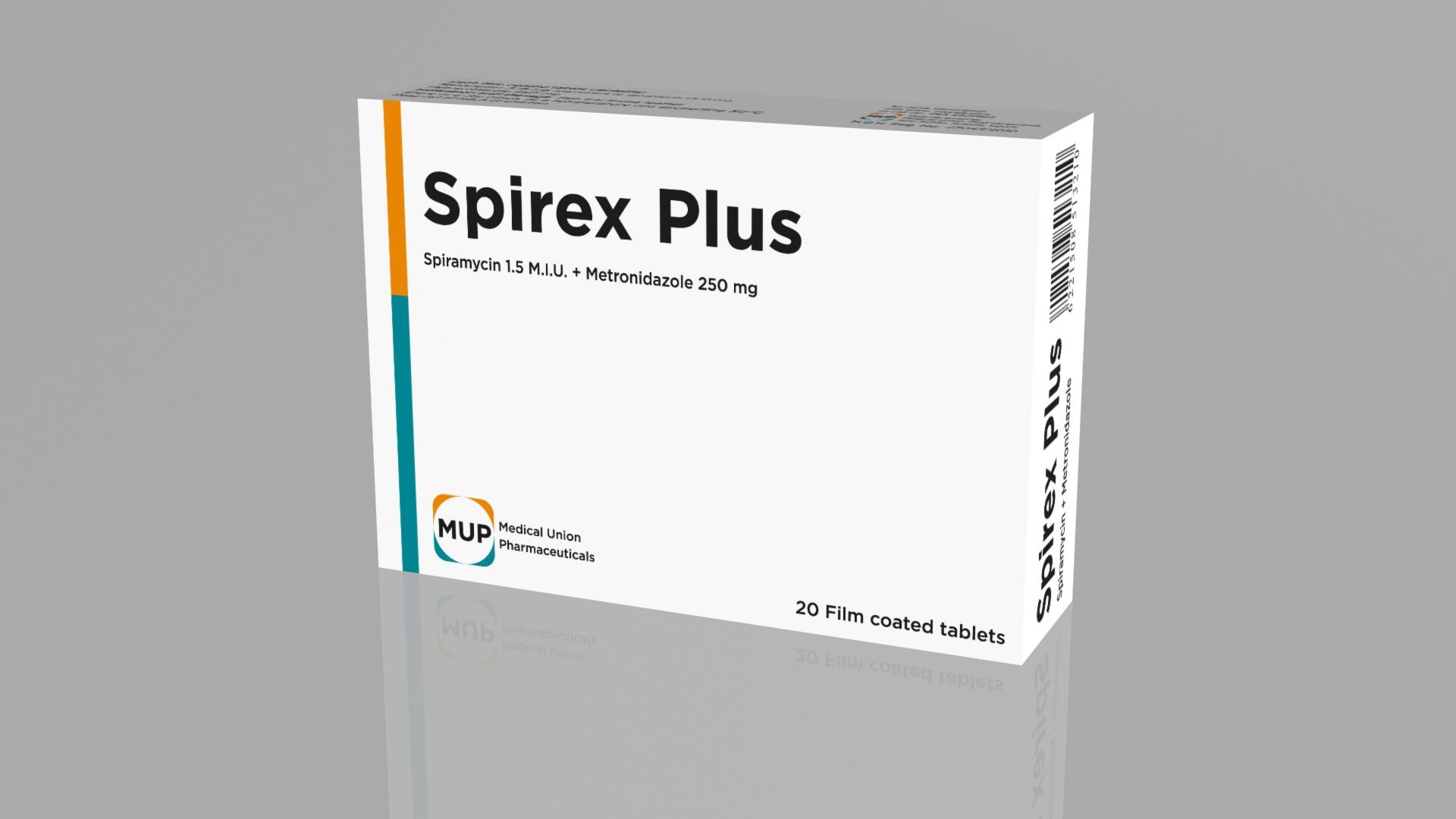 SPIREX PLUS 15 M.U.I / 250 MG COMPRIMÉ PELLICULÉ 
