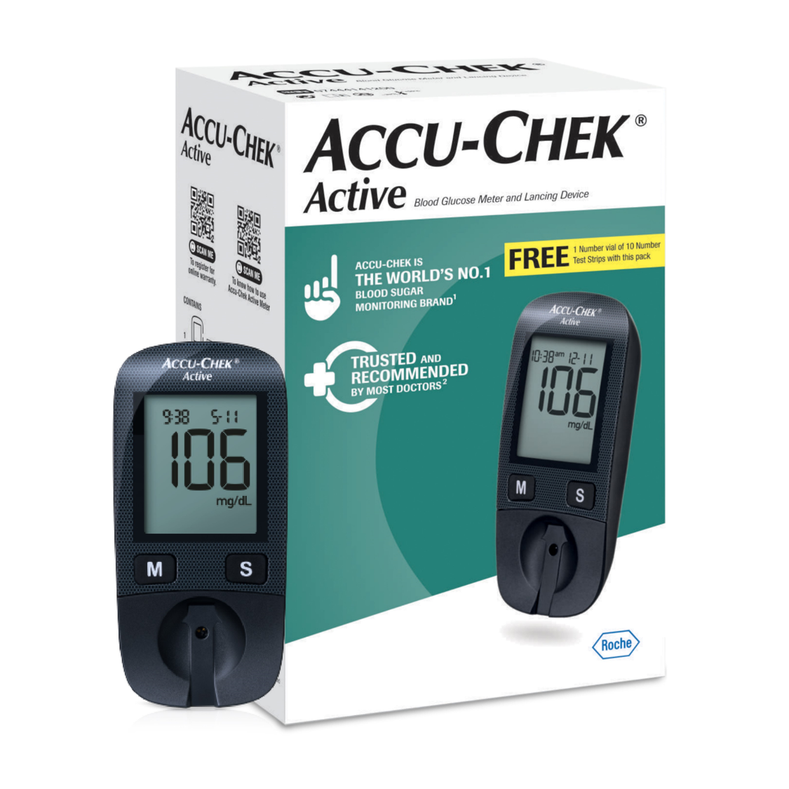 ACCU-CHECK ACTIVE KIT mg/dL CDIC