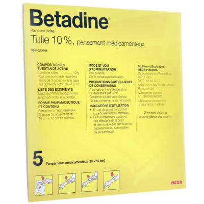 Bétadine Tulle 10%