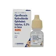 CIPROFLOXACINE SOL 0.3% amp 5ml